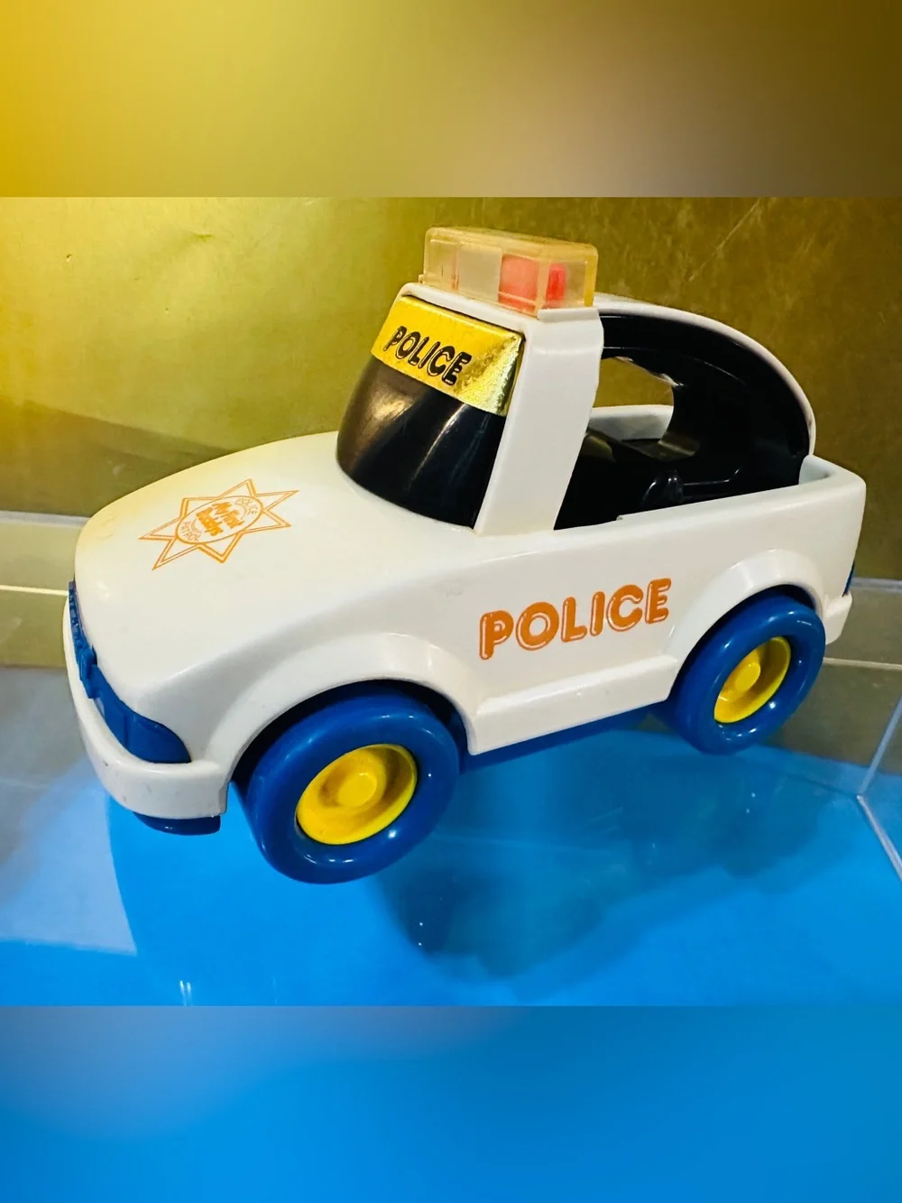Buddy L Vintage 1987 My First Buddy’s Police Patrol Car Wheels 7.5”